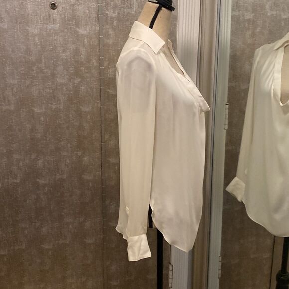 Haute Hippie Cream Silk blouse, XS - Picture 3 of 7